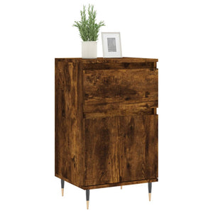 vidaXL Sideboards 2 pcs Smoked Oak 40x35x70 cm Engineered Wood