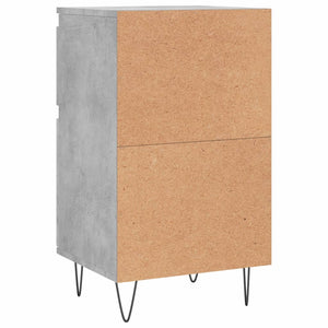 vidaXL Sideboards 2 pcs Concrete Grey 40x35x70 cm Engineered Wood