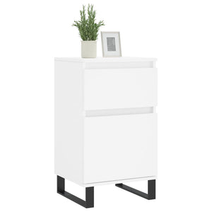 vidaXL Sideboards 2 pcs White 40x35x70 cm Engineered Wood