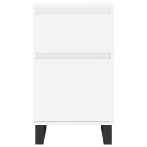 vidaXL Sideboards 2 pcs White 40x35x70 cm Engineered Wood