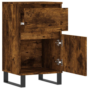 vidaXL Sideboards 2 pcs Smoked Oak 40x35x70 cm Engineered Wood