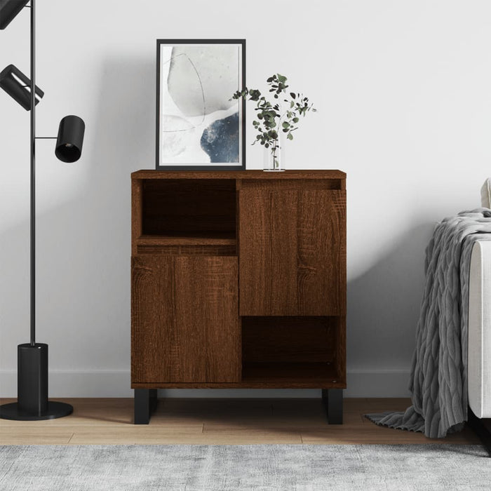 vidaXL Sideboard Brown Oak 60x35x70 cm Engineered Wood