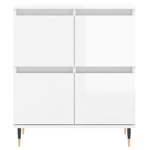 vidaXL Sideboard High Gloss White 60x35x70 cm Engineered Wood