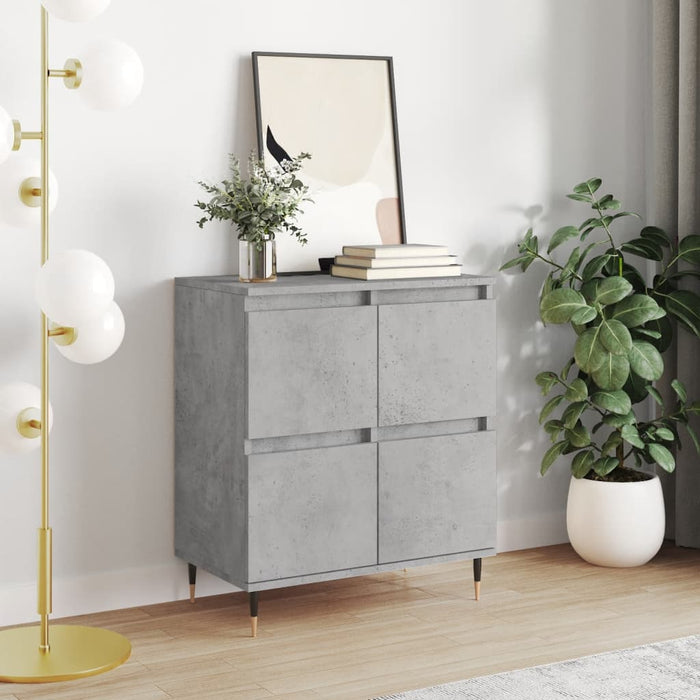 vidaXL Sideboard Concrete Grey 60x35x70 cm Engineered Wood