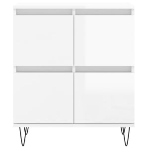 vidaXL Sideboard High Gloss White 60x35x70 cm Engineered Wood