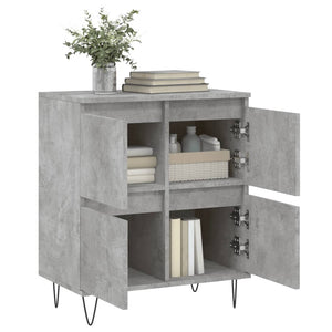 vidaXL Sideboard Concrete Grey 60x35x70 cm Engineered Wood