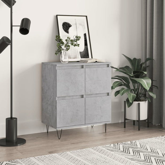 vidaXL Sideboard Concrete Grey 60x35x70 cm Engineered Wood