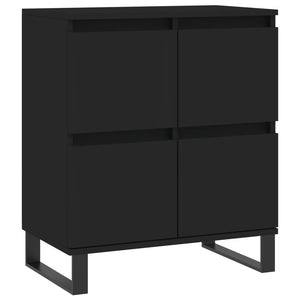 vidaXL Sideboard Black 60x35x70 cm Engineered Wood