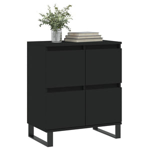 vidaXL Sideboard Black 60x35x70 cm Engineered Wood