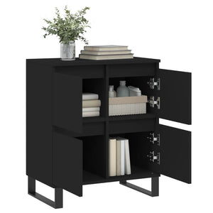 vidaXL Sideboard Black 60x35x70 cm Engineered Wood