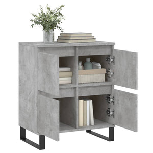 vidaXL Sideboard Concrete Grey 60x35x70 cm Engineered Wood