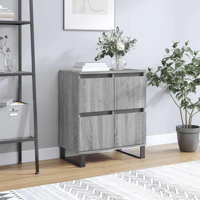 vidaXL Sideboard Grey Sonoma 60x35x70 cm Engineered Wood