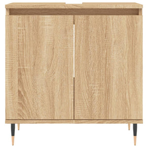 vidaXL Bathroom Cabinet Sonoma Oak 58x33x60 cm Engineered Wood