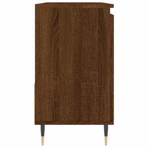 vidaXL Bathroom Cabinet Brown Oak 65x33x60 cm Engineered Wood