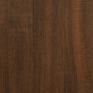 vidaXL Bathroom Cabinet Brown Oak 65x33x60 cm Engineered Wood