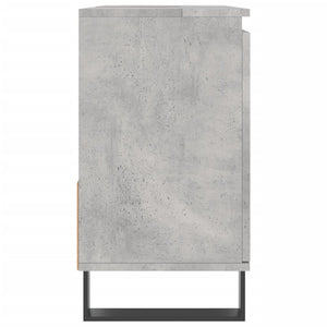 vidaXL Bathroom Cabinet Concrete Grey 65x33x60 cm Engineered Wood