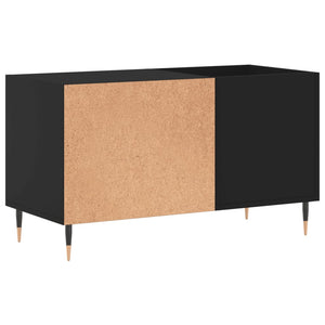 vidaXL Record Cabinet Black 85x38x48 cm Engineered Wood