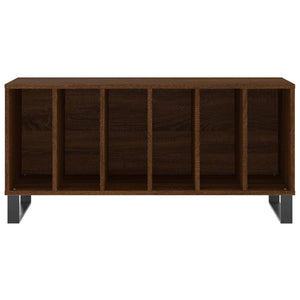 vidaXL Record Cabinet Brown Oak 100x38x48 cm Engineered Wood