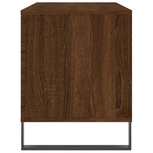 vidaXL Record Cabinet Brown Oak 100x38x48 cm Engineered Wood