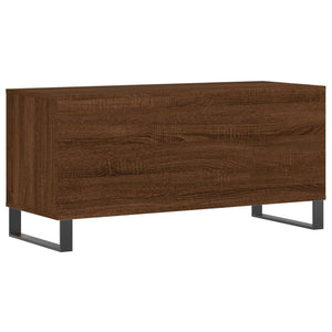 vidaXL Record Cabinet Brown Oak 100x38x48 cm Engineered Wood