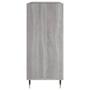 vidaXL Record Cabinet Grey Sonoma 84.5x38x89 cm Engineered Wood