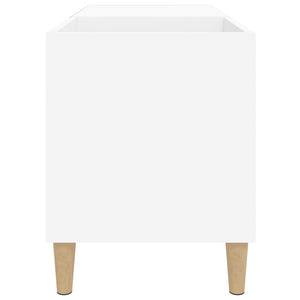 vidaXL Record Cabinet White 84.5x38x48 cm Engineered Wood