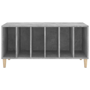 vidaXL Record Cabinet Concrete Grey 100x38x48 cm Engineered Wood