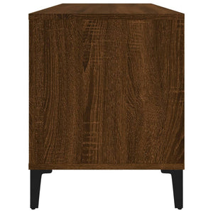 vidaXL Record Cabinet Brown Oak 100x38x48 cm Engineered Wood