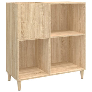 vidaXL Record Cabinet Sonoma Oak 84.5x38x89 cm Engineered Wood