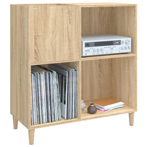 vidaXL Record Cabinet Sonoma Oak 84.5x38x89 cm Engineered Wood