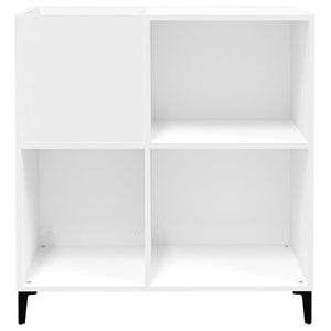 vidaXL Record Cabinet White 84.5x38x89 cm Engineered Wood