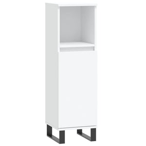 vidaXL 3 Piece Bathroom Cabinet Set White Engineered Wood