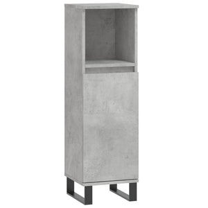 vidaXL 3 Piece Bathroom Cabinet Set Concrete Grey Engineered Wood