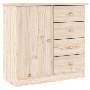 vidaXL Highboard ALTA 77x35x165 cm Solid Wood Pine