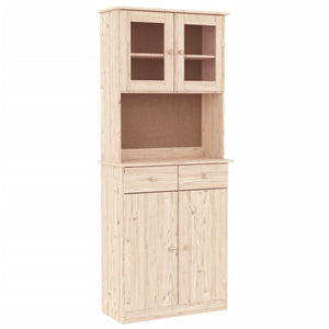 vidaXL Highboard ALTA 77x35x188 cm Solid Wood Pine