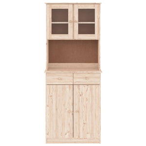 vidaXL Highboard ALTA 77x35x188 cm Solid Wood Pine