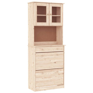 vidaXL Highboard ALTA 77x35x188 cm Solid Wood Pine