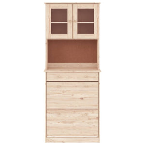 vidaXL Highboard ALTA 77x35x188 cm Solid Wood Pine