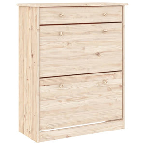 vidaXL Highboard ALTA 77x35x188 cm Solid Wood Pine