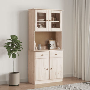 vidaXL Dresser Top ALTA 77x30x92 cm Solid Wood Pine