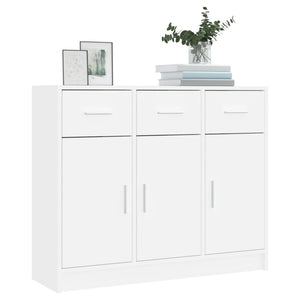 vidaXL Sideboard White 91x28x75 cm Engineered Wood