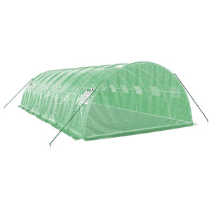 vidaXL Greenhouse with Steel Frame Green 32 m² 8x4x2 m