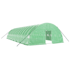 vidaXL Greenhouse with Steel Frame Green 84 m² 14x6x2.85 m