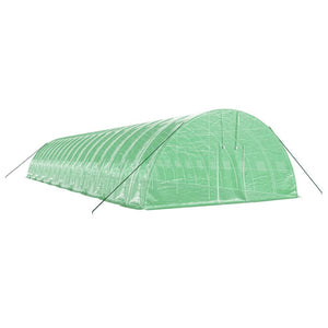 vidaXL Greenhouse with Steel Frame Green 108 m² 18x6x2.85 m