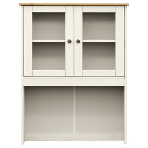 vidaXL Highboard VIGO White 78x40x175 cm Solid Wood Pine