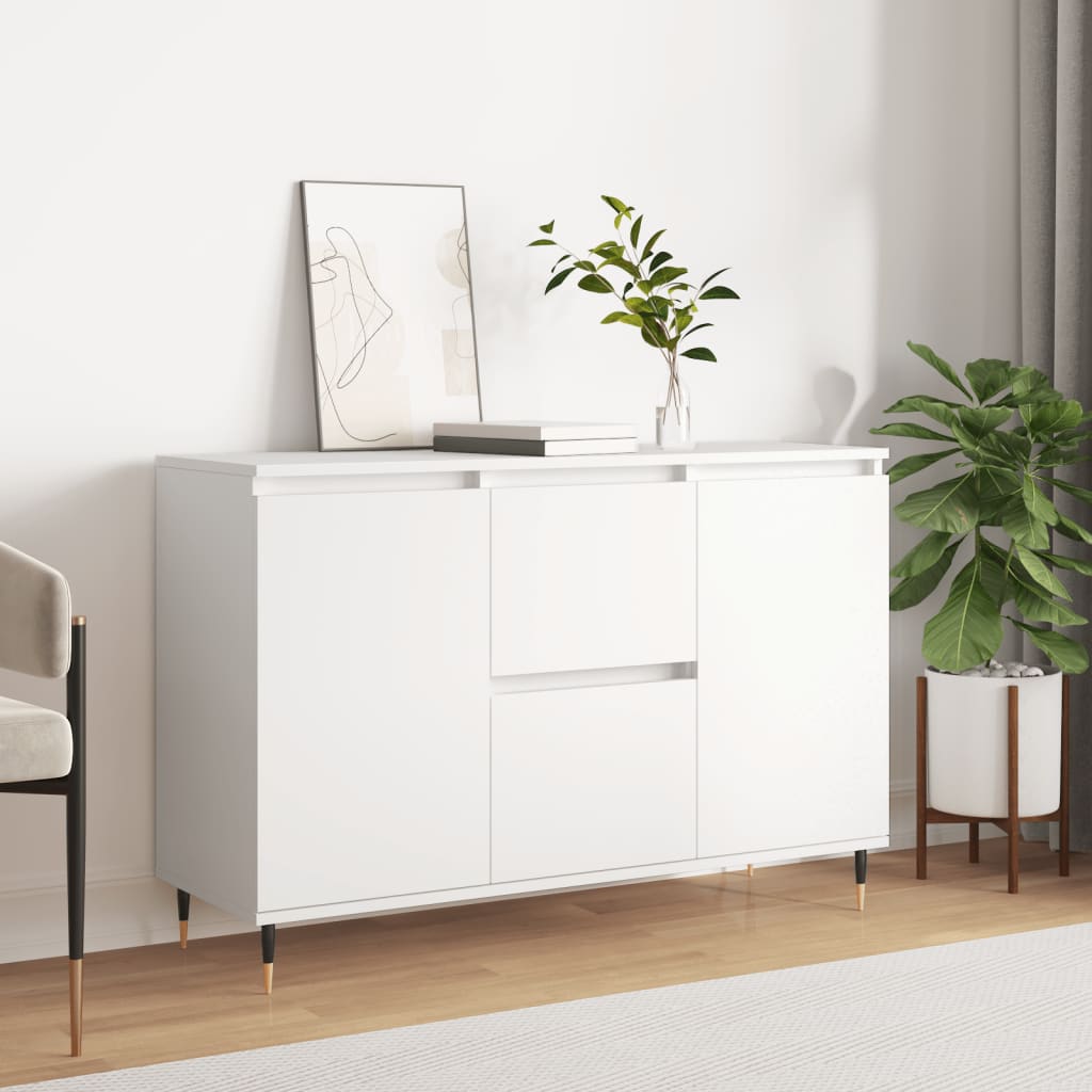 vidaXL Sideboard White 104x35x70 cm Engineered Wood