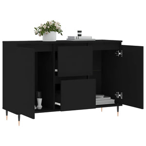 vidaXL Sideboard Black 104x35x70 cm Engineered Wood