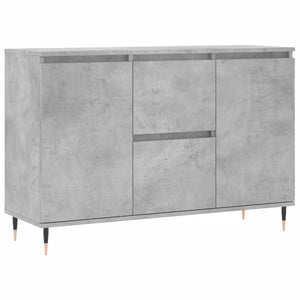 vidaXL Sideboard Concrete Grey 104x35x70 cm Engineered Wood