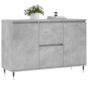 vidaXL Sideboard Concrete Grey 104x35x70 cm Engineered Wood