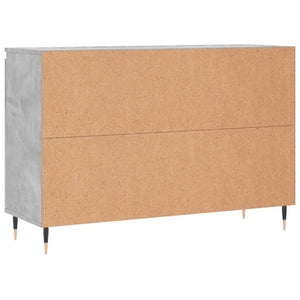 vidaXL Sideboard Concrete Grey 104x35x70 cm Engineered Wood